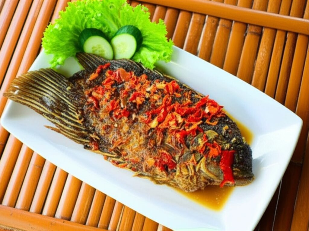 Ikan Gurame Goreng
